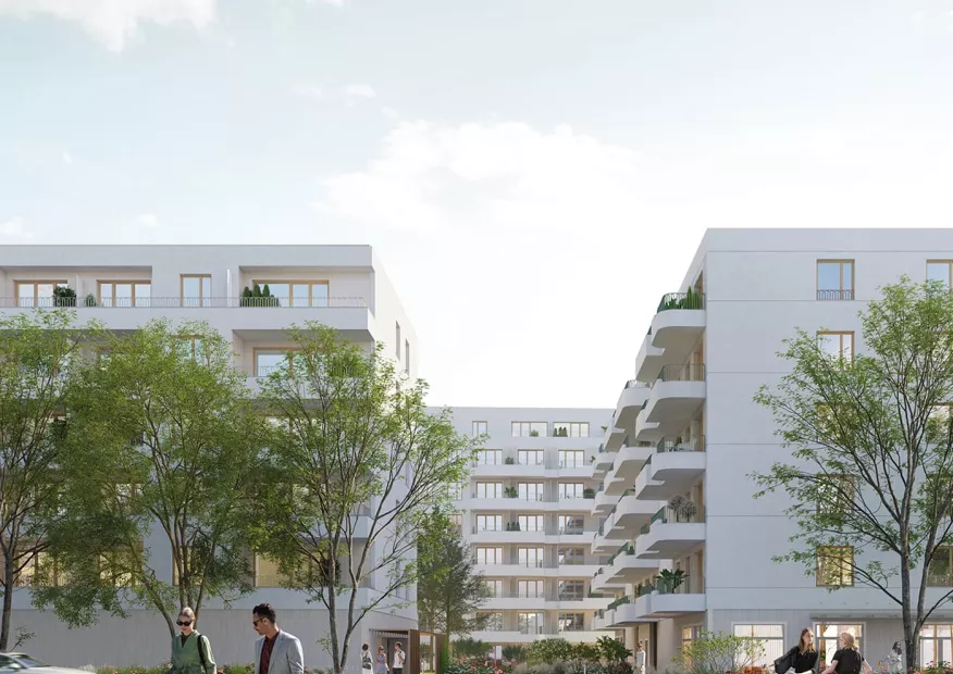 Pogląd na osiedle Omulewska