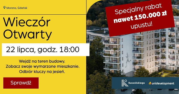 Zapraszamy na Wieczór Otwarty we wtorek, 22 lipca!